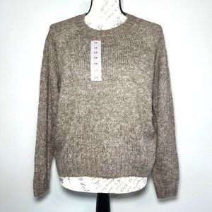 OLD NAVY | Brown Knit Soft Crew Neck Pull-over Sweater | Size XS